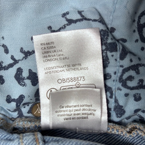 Free People We The Free Tinsley Baggy High-Rise Straight Leg Jeans 31S NWT - Picture 7 of 12